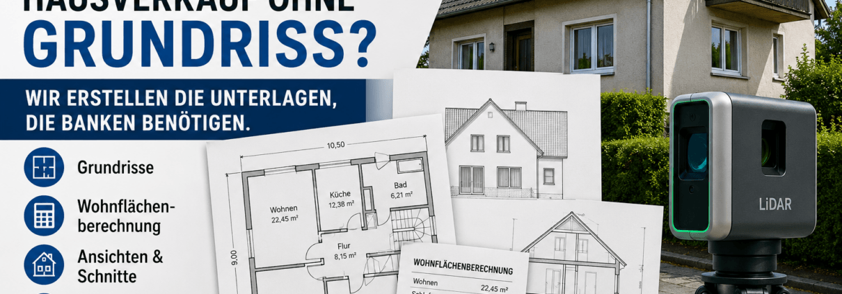 Grundrisse und Wohnflächenberechnung erstellen lassen
